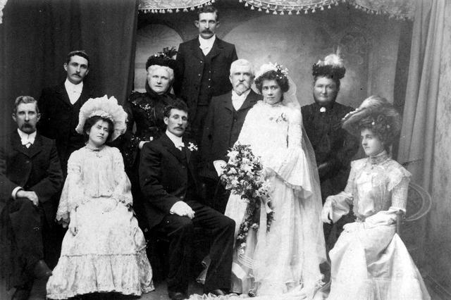 Wedding in Kalgoorlie of Callahan O'Dwyer to Catherine Dunne, daughter of Patrick Dunne