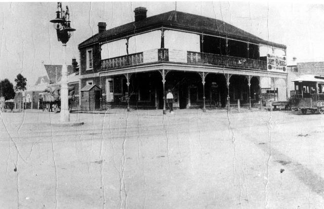The Corner hotel Coburg c1855 