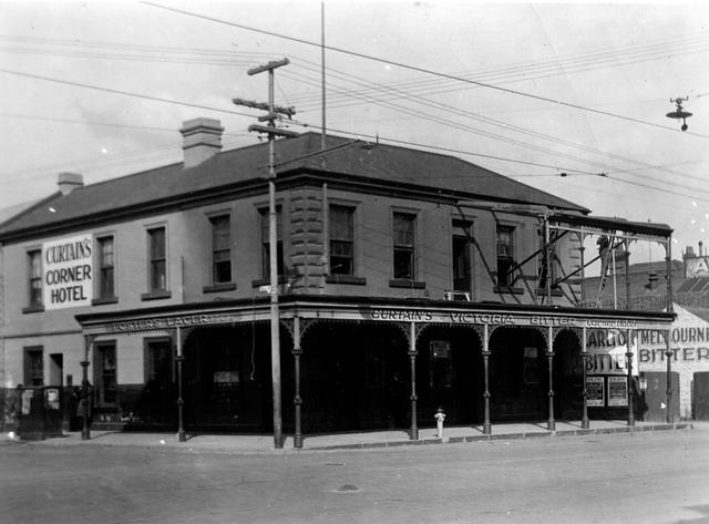 The Corner hotel Coburg c1855 