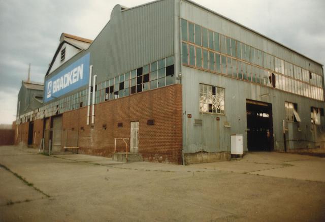 Steel Mill, Sussex St Coburg - Sussex street facade of main factory building , this addition c1968 