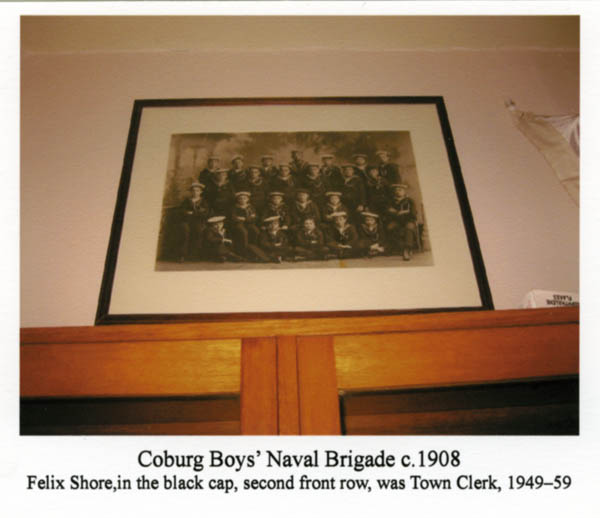 Coburg Boys Naval Brigade.