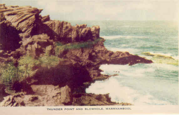 Thunder Point and blowhole, Warrnambool