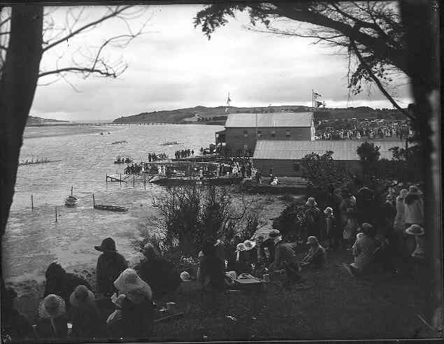 [Rowers on Hopkins River]