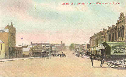 Liebig St., looking North, Warrnambool, Vic.