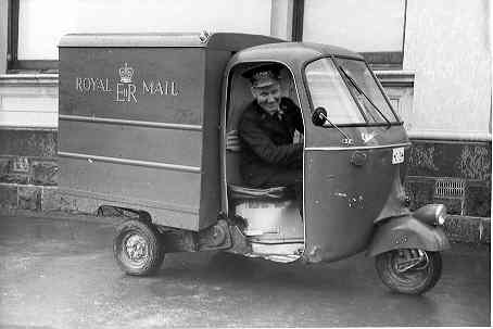 [Postal delivery van]