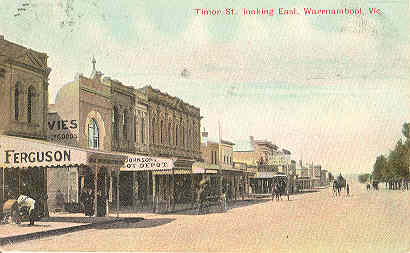 Timor St., looking East, Warrnambool, Vic.