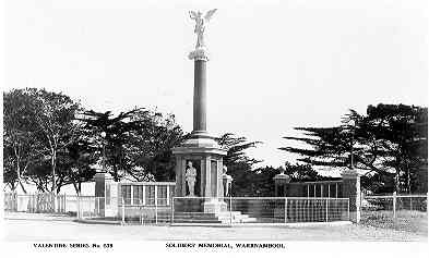 Soldiers' memorial, Warrnambool