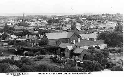 Panorama from water tower, Warrnambool, Vic.