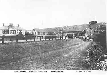 The entrance to Nestles factory, Warrnambool