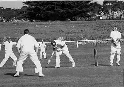 [Cricket game]