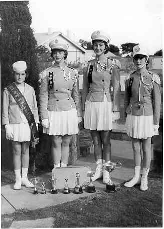 [Marching girls]