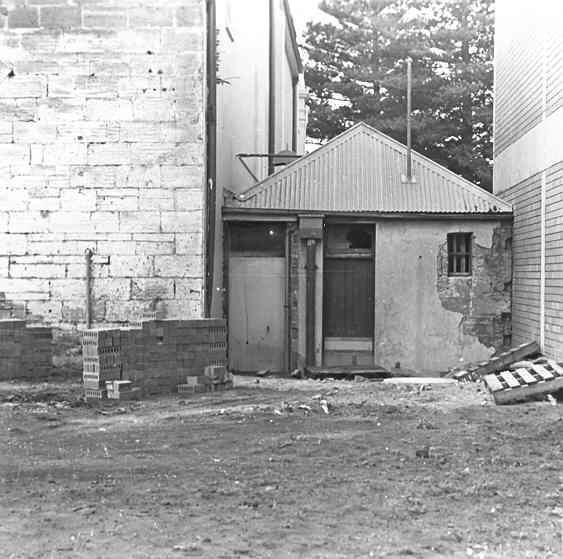 [Rear of buildings, Liebig Street] 
