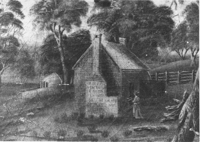 [First buildings on Hexham Park estate]