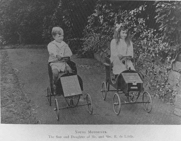 Young motorists (Caramut House)