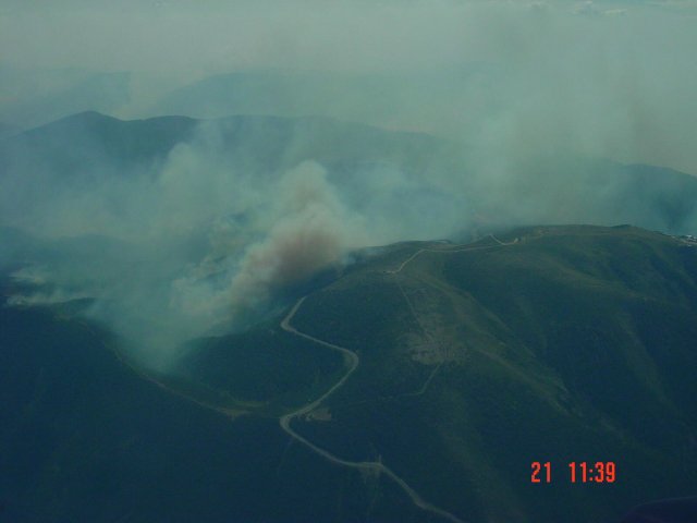 Mt Hotham on fire