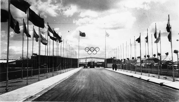 Olympic Village entrance