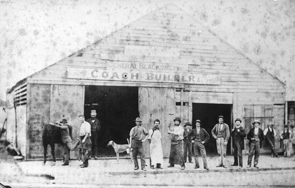 Blacksmith's shop, Burgundy Street