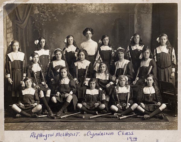 Alphington Methodist gymnasium class