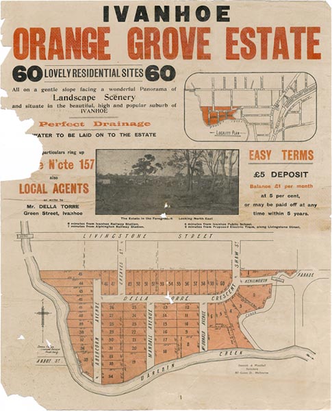 Ivanhoe Orange Grove Estate poster