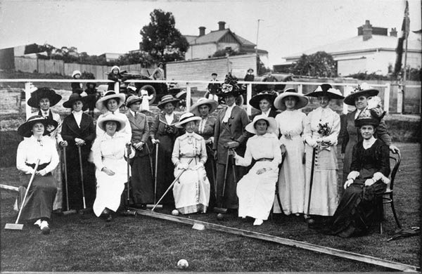 Ladies croquet team
