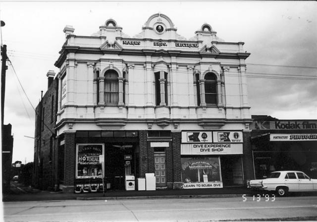 Punshion's shops & residences, 82-84 Ferguson Street. Williamstown