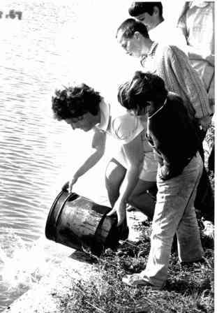 First fish introduced to Cherry Lake, Altona