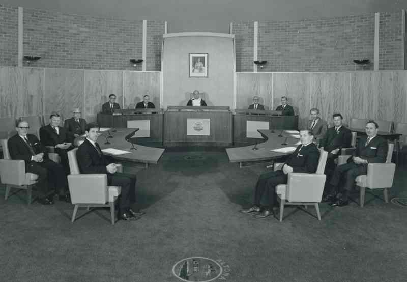 City of Altona.The 13th Council in session
