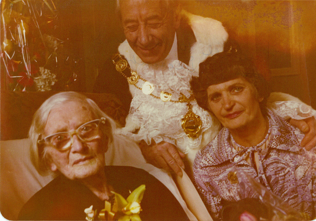 Centenarian Mrs Clift
