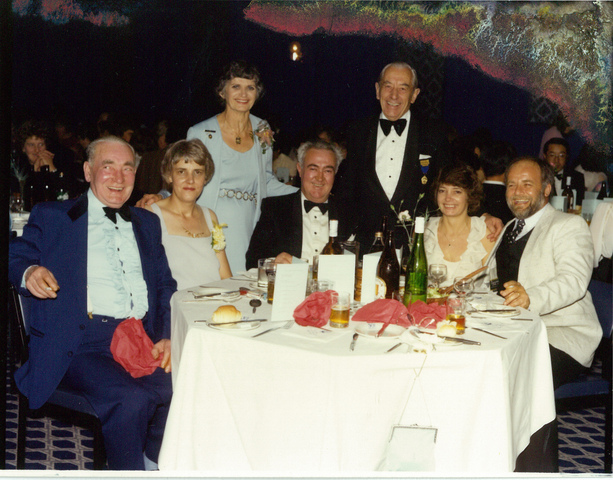 Councillor A. B. Shaw at function with unidentified persons