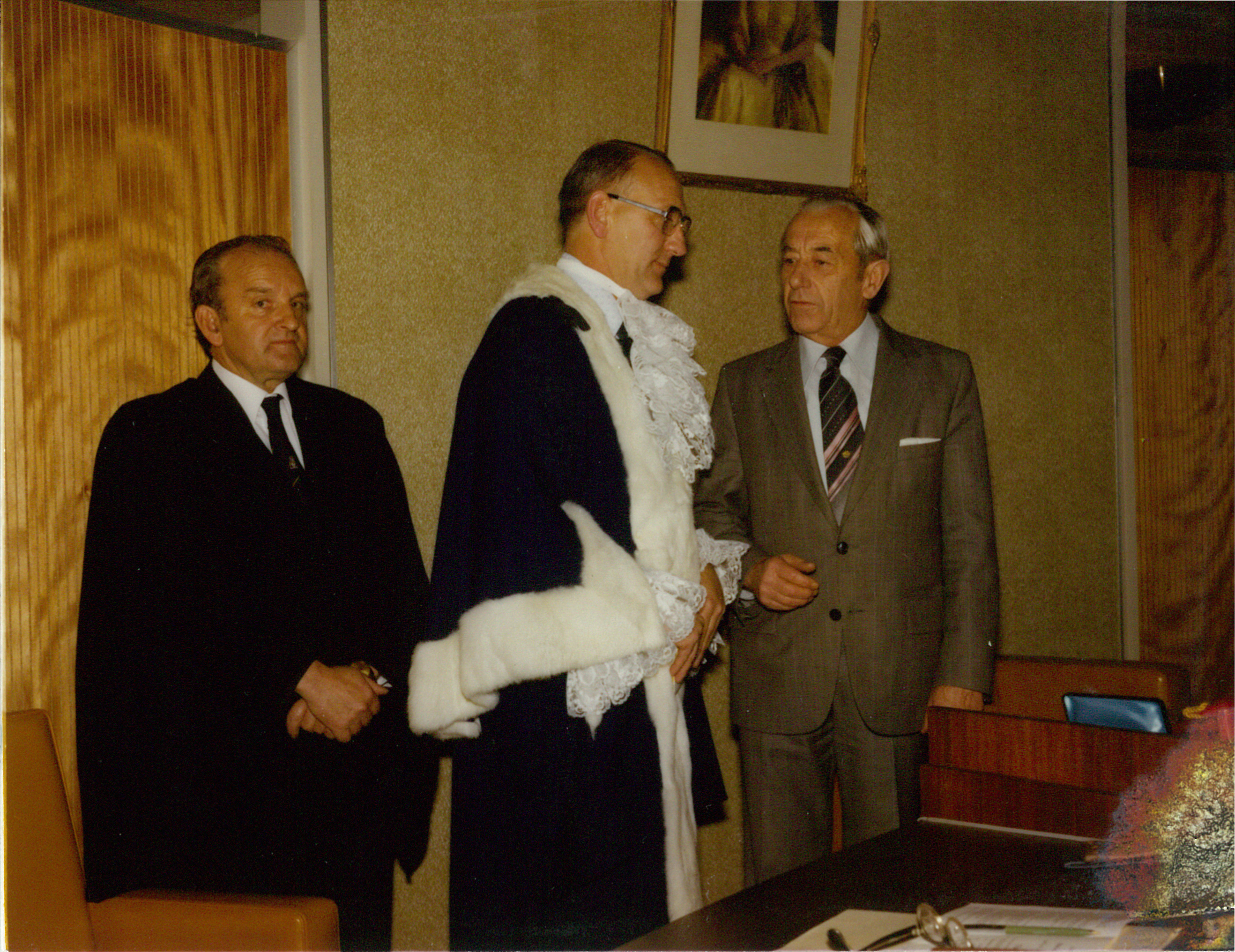 Councillor S.J. Clement at his second Mayoral inauguration