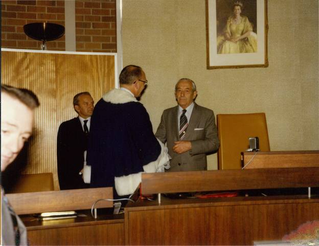 Councillor S.J. Clement at official event