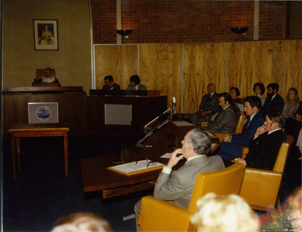 Councillor S.J. Clement at Altona Council meeting