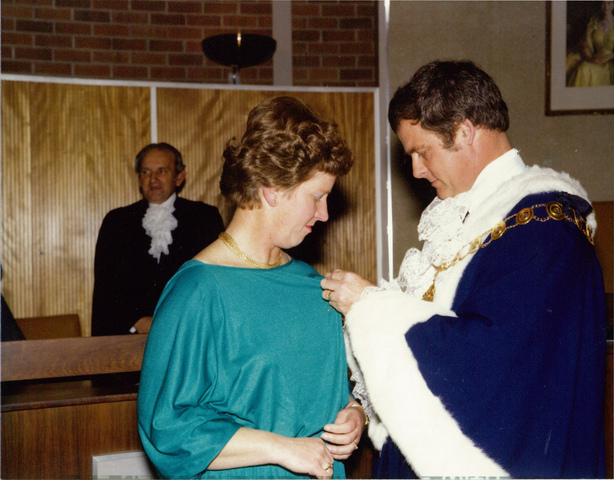 City of Altona Councillor  D.N. Duane and wife