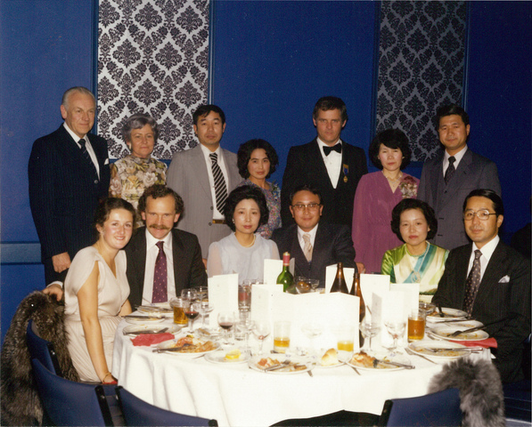 Councillor D Duane with Japanese delegation