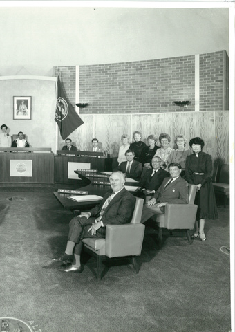 City of Altona Council with Mayor W. H. Sommers