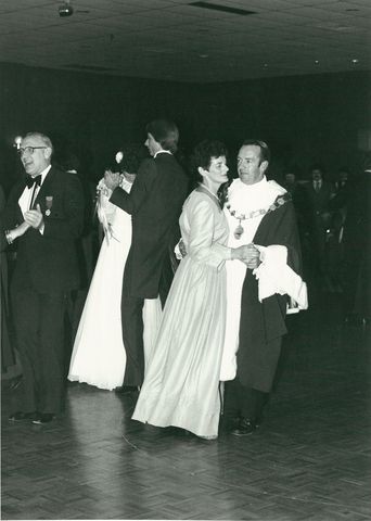 City of Altona Councillor  W.H. Sommers dancing with wife at unidentified event.