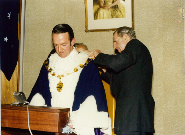 City of Altona Mayor W.H. Sommers