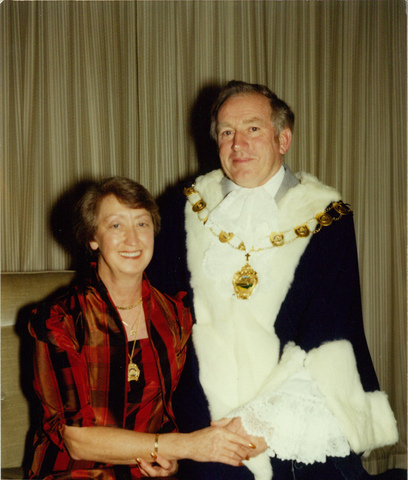 Altona City Councillor H.D.Graham and wife