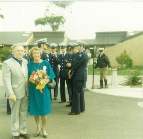 City of Altona Mayor Councillor H. D. Graham and Mrs Graham at an unidentified location in Altona