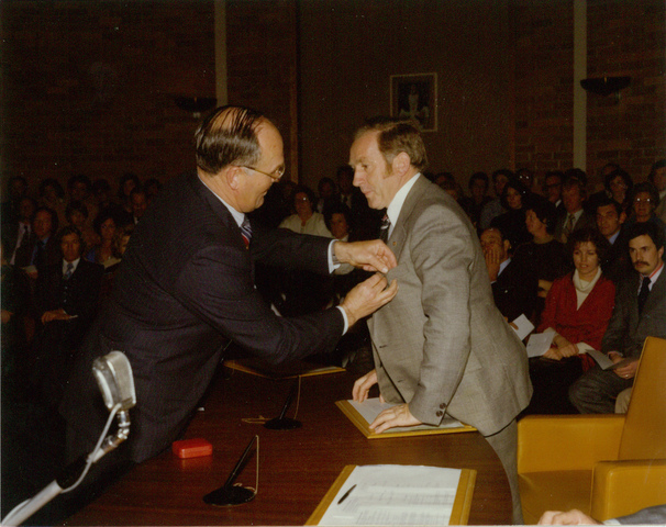 City of Altona Councillor and unidentified person