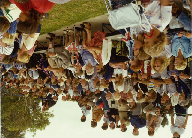 Crowd at parade