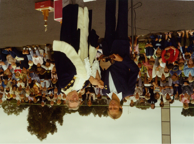 Award ceremony at parade