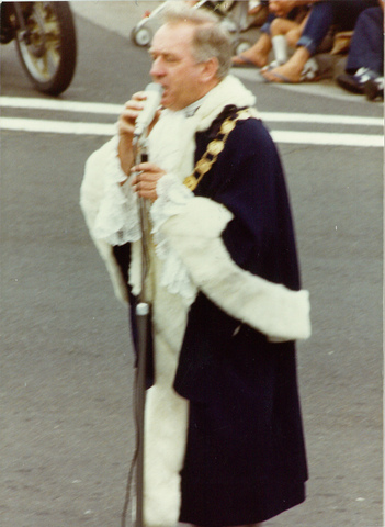 Mayor at parade