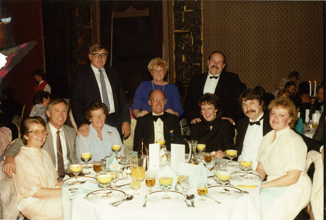 Councillor G. J. Hosken and guests at a function
