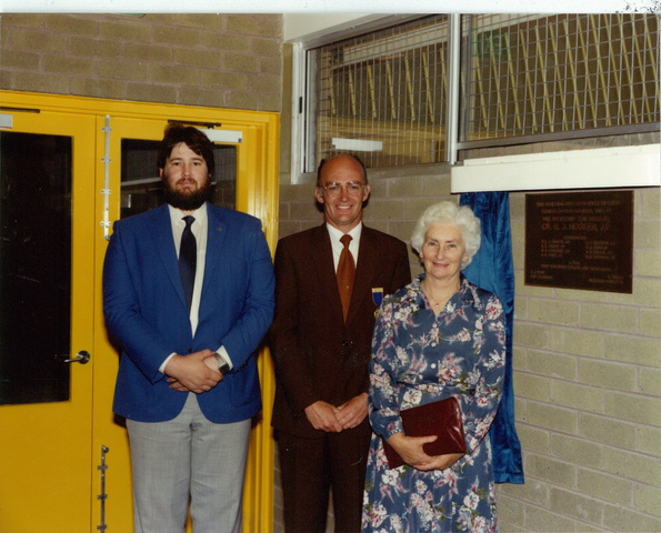 Councillor G. J. Hosken and two unidentified persons