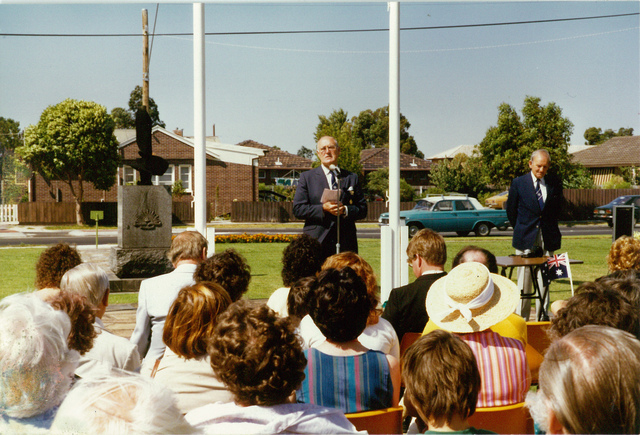 Mayor W.L.J. Crofts at 150th celebrations