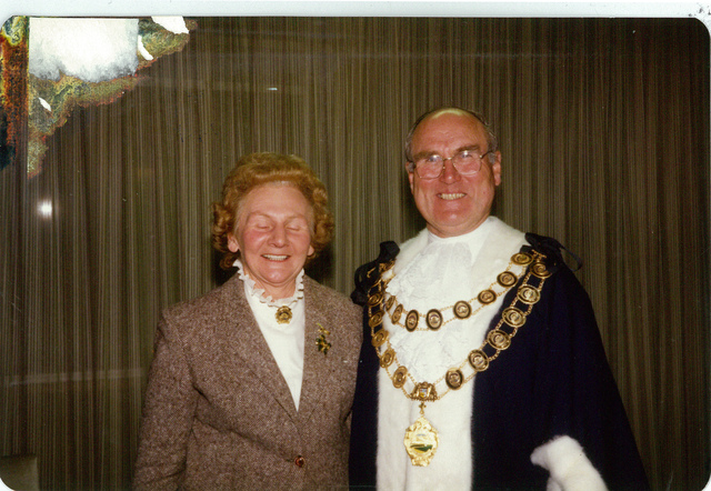 City of Altona Mayor W.L.J. Crofts with Mayoress