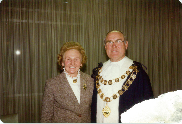 City of Altona Mayor W.L.J. Crofts with Mayoress