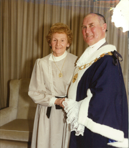 City of Altona Mayor W.L.J. Crofts with Mayoress