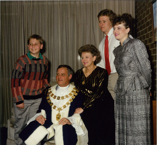 Councillor D. N. Duane and Mrs Duane and family